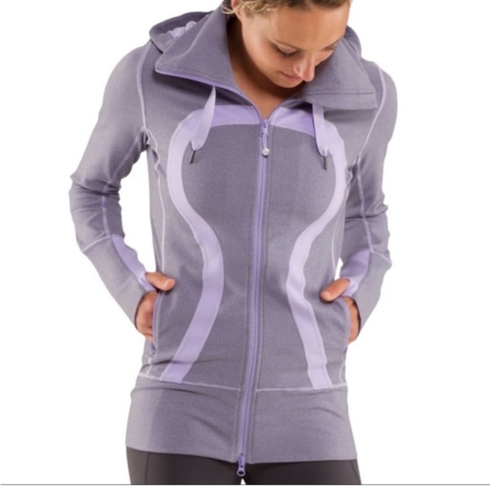 lululemon athletica Lavender Hooded Zip Utility Jacket